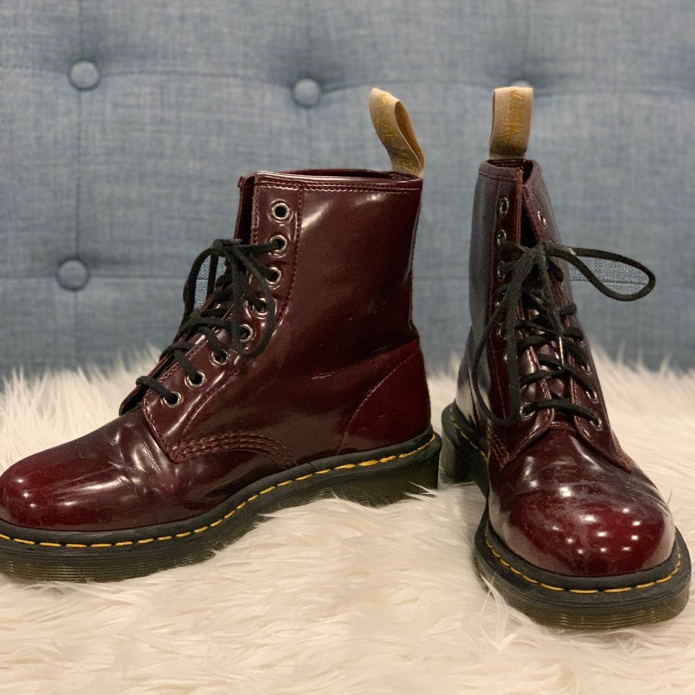 *VEGAN DARK CHERRY DOC MARTENS